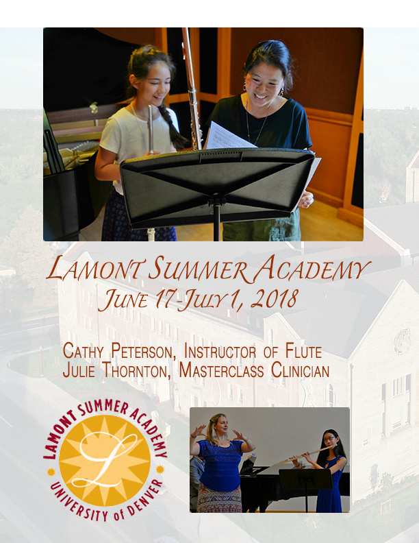 Summer Camps Catherine Peterson, Flute